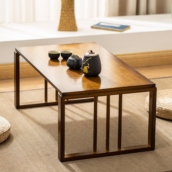 Nanzhu bay window small tea table tatami -style low table tea table small table bedroom bedroom folding table house Nanzhu bay window small tea table tatami -style low table tea table small table bedroom bedroom folding table house
