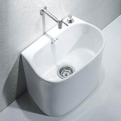Yuanjiang mop pool mop pool balcony bathroom large mop bucket mop basin floor-standing household mop pool Yuanjiang mop pool mop pool balcony bathroom large mop bucket mop basin floor-standing household mop pool
