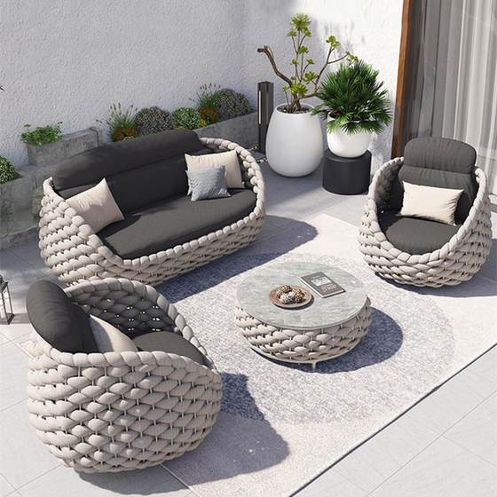 Nordic Outdoor Corporation Sofa Villa The Courtyard Hotel Apartment Hibration Building Sales Shopping Furniture outside the leisure area is simple Nordic Outdoor Corporation Sofa Villa The Courtyard Hotel Apartment Hibration Building Sales Shopping Furniture outside the leisure area is simple
