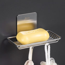 304 stainless steel punch-free drain soap box powder room creative home bathroom large wall-mounted soap holder 304 stainless steel punch-free drain soap box powder room creative home bathroom large wall-mounted soap holder