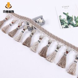 Curtain lace cross two-color beef tendon tassel hanging new braided simple accessories accessories pendant wedding Curtain lace cross two-color beef tendon tassel hanging new braided simple accessories accessories pendant wedding
