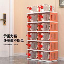 Shoe rack for home doorway multi-layer simple shoe cabinet storage artifact space-saving entry door narrow small storage rack Shoe rack for home doorway multi-layer simple shoe cabinet storage artifact space-saving entry door narrow small storage rack
