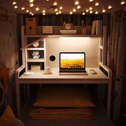 College student dormitory upper bunk and lower bunk desk bed desk dormitory artifact small table lazy computer desk bed desk College student dormitory upper bunk and lower bunk desk bed desk dormitory artifact small table lazy computer desk bed desk