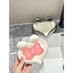 Weiguang Love Soap Box Milk Soap Dish Heart Shaped Soap Dish Wash N Clothes Soap Storage Box Bathroom Place Weiguang Love Soap Box Milk Soap Dish Heart Shaped Soap Dish Wash N Clothes Soap Storage Box Bathroom Place