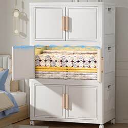 Storage cabinet for home installation without installation baby wardrobe organize children's clothes, snacks, plastic storage cabinet bedroom storage cabinet Storage cabinet for home installation without installation baby wardrobe organize children's clothes, snacks, plastic storage cabinet bedroom storage cabinet