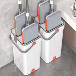 Scratch Mop Hands-free dry and wet dual-use lazy mop artifact one mop clean dry and wet separation bucket household mop Scratch Mop Hands-free dry and wet dual-use lazy mop artifact one mop clean dry and wet separation bucket household mop