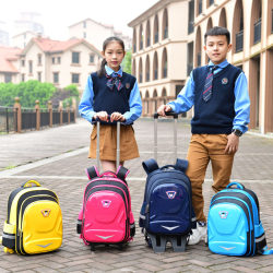 Trolley schoolbag primary school boy 1-3-6 grade children six-wheel stair climbing waterproof drag bag 6-12 years old female 8 Trolley schoolbag primary school boy 1-3-6 grade children six-wheel stair climbing waterproof drag bag 6-12 years old female 8