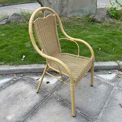 Rattan table and chair coffee table combination square tea table outdoor leisure rattan chair garden chair elderly back chair office desk chair Rattan table and chair coffee table combination square tea table outdoor leisure rattan chair garden chair elderly back chair office desk chair