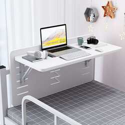 Dormitory bunk bed table large computer table student foldable installation-free dormitory suspended desk small table Dormitory bunk bed table large computer table student foldable installation-free dormitory suspended desk small table