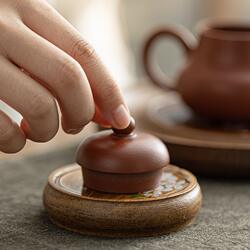 Tea Ceremony Bamboo Simple Cup Holder Tea Set Iron Kettle Sheng Kiln Set Zero Lid Hand-painted Purple Clay Pot Japanese Style Rack Lid Bamboo Tea Ceremony Bamboo Simple Cup Holder Tea Set Iron Kettle Sheng Kiln Set Zero Lid Hand-painted Purple Clay Pot Japanese Style Rack Lid Bamboo