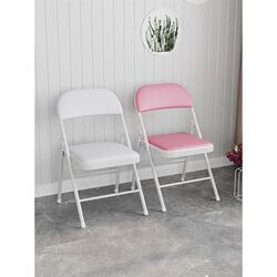 Folding chair backrest home study computer stool comfortable sedentary dormitory study desk seat simple and comfortable Folding chair backrest home study computer stool comfortable sedentary dormitory study desk seat simple and comfortable
