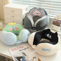 U-shaped pillow neck pillow for adult students sleeping cervical vertebra pillow portable neck pillow travel by car and plane U-shaped pillow pillow U-shaped pillow neck pillow for adult students sleeping cervical vertebra pillow portable neck pillow travel by car and plane U-shaped pillow pillow