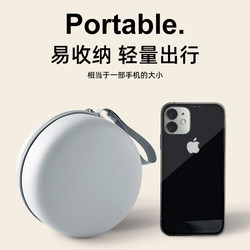 Portable U-shaped pillow storage box, airplane travel, water-repellent neck pillow, round portable simple storage box Portable U-shaped pillow storage box, airplane travel, water-repellent neck pillow, round portable simple storage box