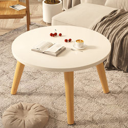 Small Table for Bedroom, Light Luxury Table, Modern Coffee Table for Living Room, Home Use, Bay Window, Simple Small Round Table, Small Apartment, Solid Wood Small Table for Bedroom, Light Luxury Table, Modern Coffee Table for Living Room, Home Use, Bay Window, Simple Small Round Table, Small Apartment, Solid Wood