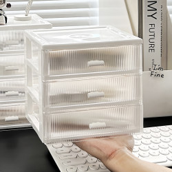 Desktop Storage Box Drawer-Type Acrylic Office Student Desk Stationery Miscellaneous Items Cosmetics Small Box Storage Rack Desktop Storage Box Drawer-Type Acrylic Office Student Desk Stationery Miscellaneous Items Cosmetics Small Box Storage Rack