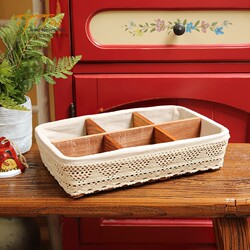Japanese-Style Zakka Compartmentalized Storage Box Desktop Miscellaneous Storage Box Entryway Key Coffee Table Fabric Bamboo Woven Storage Basket Ornament Japanese-Style Zakka Compartmentalized Storage Box Desktop Miscellaneous Storage Box Entryway Key Coffee Table Fabric Bamboo Woven Storage Basket Ornament