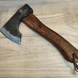 Exported to Japan, Outdoor Portable Neman Hatchet, Camping Hand-Forged Woodworking Axe, Hand Axe, Battle Axe, Firewood Splitting Axe Exported to Japan, Outdoor Portable Neman Hatchet, Camping Hand-Forged Woodworking Axe, Hand Axe, Battle Axe, Firewood Splitting Axe