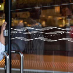 Transparent Glass Stickers, Anti-Collision Strips, Waistline Stickers, Window Stickers, Shopping Mall Store Door, Office Partition Decorative Film Transparent Glass Stickers, Anti-Collision Strips, Waistline Stickers, Window Stickers, Shopping Mall Store Door, Office Partition Decorative Film