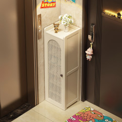 Shoe Rack, Small and Narrow, for Use Outside the Doorway in the Hallway, Dust-Proof Shoe Cabinet, Storage Cabinet, Integrated Wall-Mounted Shelf for Use Outside the Entrance Door in the Corridor Shoe Rack, Small and Narrow, for Use Outside the Doorway in the Hallway, Dust-Proof Shoe Cabinet, Storage Cabinet, Integrated Wall-Mounted Shelf for Use Outside the Entrance Door in the Corridor