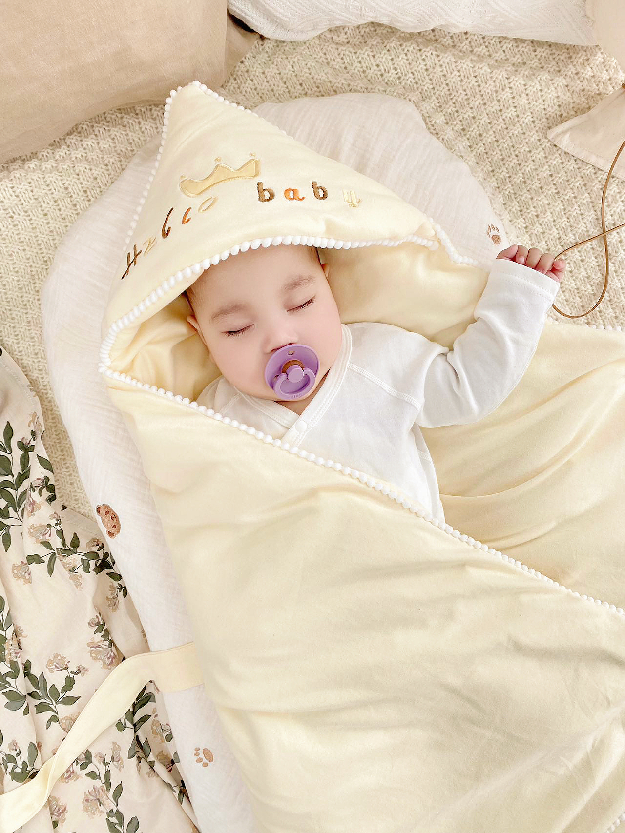 Sleep North Nose Cotton Baby Quilt Newborn to Toddler