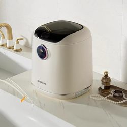 Shuangling Small Washing Machine 110V Mini Fully Automatic High-Temperature Washing and Drying for Underwear and Socks Shuangling Small Washing Machine 110V Mini Fully Automatic High-Temperature Washing and Drying for Underwear and Socks