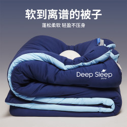 Antibacterial Fiber Deep Sleep Quilt, Suitable for All Seasons, Machine Washable, 2025 New Model Quilt Core, Spring and Autumn Bedding, Reversible Antibacterial Fiber Deep Sleep Quilt, Suitable for All Seasons, Machine Washable, 2025 New Model Quilt Core, Spring and Autumn Bedding, Reversible