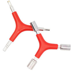 Electric Vehicle Brake Pad Replacement Tool Bicycle Three-Prong Hexagonal Wrench Repair Three-Prong External Hexagonal Socket Electric Vehicle Brake Pad Replacement Tool Bicycle Three-Prong Hexagonal Wrench Repair Three-Prong External Hexagonal Socket