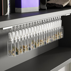 Mirror cabinet door jewelry rack, no trace, no punching, strong load-bearing Mirror cabinet door jewelry rack, no trace, no punching, strong load-bearing