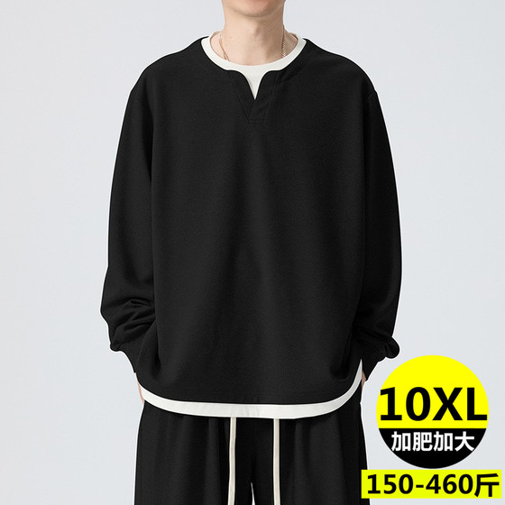 Extra large size loose sweatshirt underwear base shirt trendy plus fat plus size 200*0.5kg fat man men's top long sleeves
Extra large size loose sweatshirt underwear base shirt trendy plus fat plus size 200*0.5kg fat man men's top long sleeves