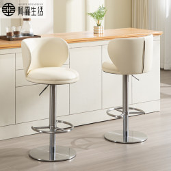 Light Luxury and High-End Bar Stool for Home Use, Comfortable for Long Sitting, Adjustable Height, Swivel, Modern Minimalist Island Bar High Stool Light Luxury and High-End Bar Stool for Home Use, Comfortable for Long Sitting, Adjustable Height, Swivel, Modern Minimalist Island Bar High Stool