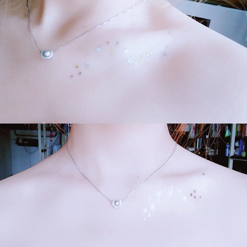 西街Girl小星星烫金纹身贴 西街Girl小星星烫金纹身贴