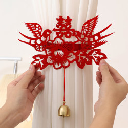 Wedding Room Decoration, Curtain Ties, Bride's Wedding Room, Living Room Decorations, New House, Double Happiness Character, Bedroom Hangings Wedding Room Decoration, Curtain Ties, Bride's Wedding Room, Living Room Decorations, New House, Double Happiness Character, Bedroom Hangings