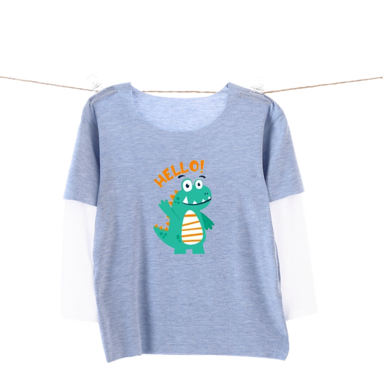 Baby and children's sunscreen T-shirt for summer ultra-thin style for men and women's mosquito-repellent ice silk long-sleeved tops for modal air conditioning suit
Baby and children's sunscreen T-shirt for summer ultra-thin style for men and women's mosquito-repellent ice silk long-sleeved tops for modal air conditioning suit