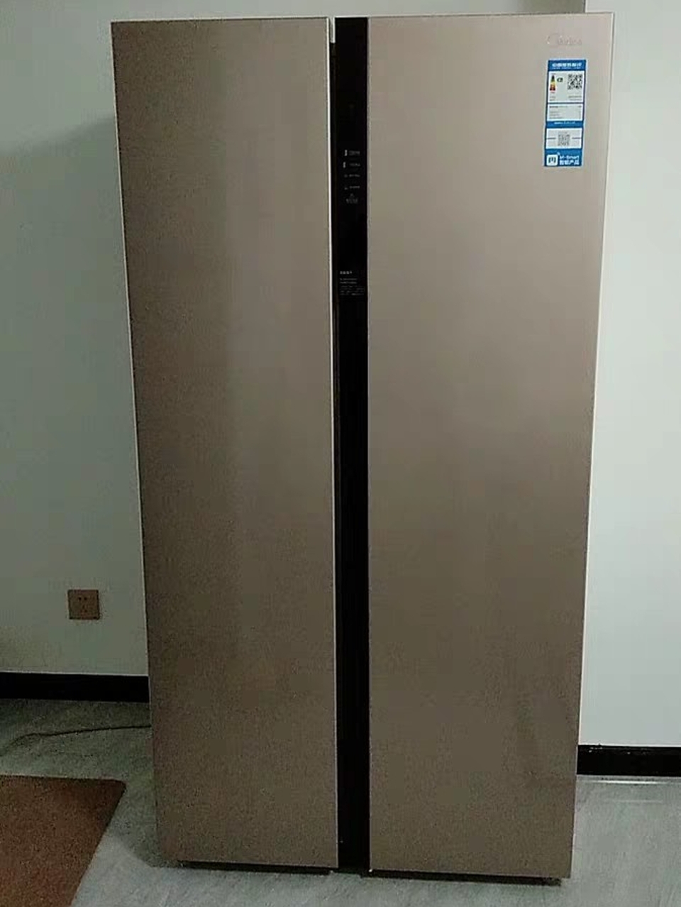 美的 双门对开门冰箱变频风冷 美的 双门对开门冰箱变频风冷