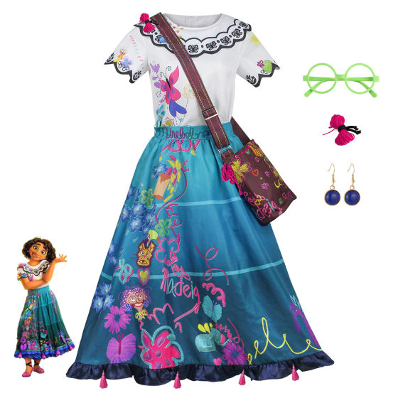 Magic House Costume Encanto Mirabe Cosplay Performance Costume Animation Game Women's Clothing Stage Costume
Magic House Costume Encanto Mirabe Cosplay Performance Costume Animation Game Women's Clothing Stage Costume