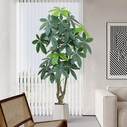 Artificial Green Plant Money Tree, Bionic Plant Potted Plant, Indoor Living Room Flower, Fake Tree Decoration, Large Plastic Bonsai Artificial Green Plant Money Tree, Bionic Plant Potted Plant, Indoor Living Room Flower, Fake Tree Decoration, Large Plastic Bonsai