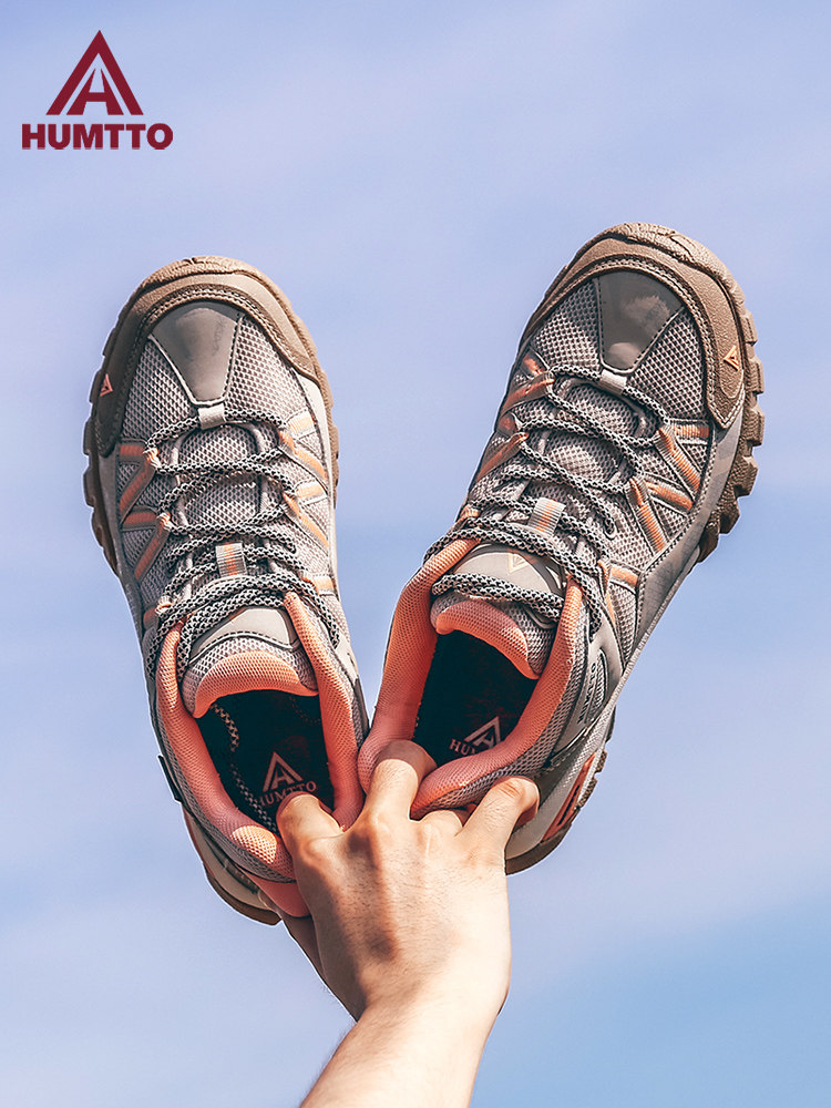 Kasut Mendaki Humtto Wanita Lelaki Ringan Bernafas Kasut Luar