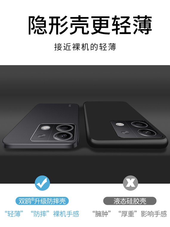Transparent Clear Note 13, Note 13 Pro, Note 13 Pro+ Phone Case