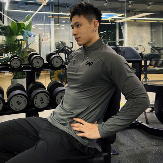 bkcxzice icebreaking genuine joint fitness sports long-sleeved men's training suit summer outdoor running basketball sweatshirt bkcxzice icebreaking genuine joint fitness sports long-sleeved men's training suit summer outdoor running basketball sweatshirt