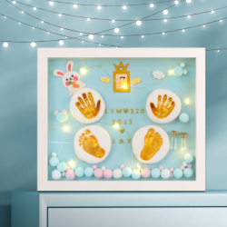 Baby's hand and foot print frame Baby's hand and foot print frame