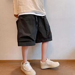 Japanese trendy brand big pocket shorts men's loose three-quarter pants Japanese trendy brand big pocket shorts men's loose three-quarter pants