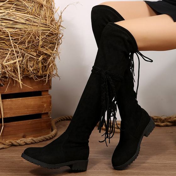 Korean large size over-knee boots for women in autumn and winter 2025 new thick heel fashion trendy long boots
Korean large size over-knee boots for women in autumn and winter 2025 new thick heel fashion trendy long boots