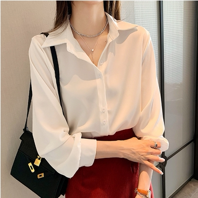 White chiffon shirt top for women's summer new large size fat mm220*0.5kg loose design niche professional shirt
White chiffon shirt top for women's summer new large size fat mm220*0.5kg loose design niche professional shirt