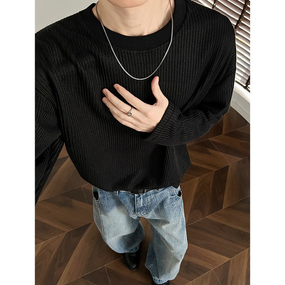 Spot 400 main recommendation T6601-P35 old Qian style lazy style texture knitted T-shirt base and high-end feel b
Spot 400 main recommendation T6601-P35 old Qian style lazy style texture knitted T-shirt base and high-end feel b