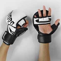 Half-finger boxing gloves mma professional training gloves mixed martial arts sparring five-finger boxing gloves men's punching bag gloves Half-finger boxing gloves mma professional training gloves mixed martial arts sparring five-finger boxing gloves men's punching bag gloves