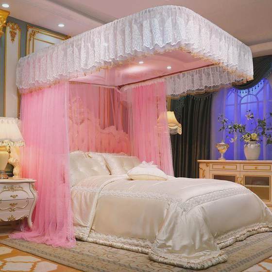 24 U-shaped track mosquito net double home bedroom princess style 1.5m1.8m2m bed three-door wedding pattern tent
24 U-shaped track mosquito net double home bedroom princess style 1.5m1.8m2m bed three-door wedding pattern tent