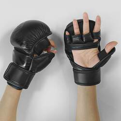 Half-finger boxing gloves, five-finger professional training gloves, mixed martial arts training mma boxing gloves, men's punching bag gloves Half-finger boxing gloves, five-finger professional training gloves, mixed martial arts training mma boxing gloves, men's punching bag gloves