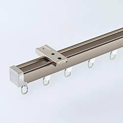 Extra thick track thickened aluminum alloy square track modern simple Roman pole nano silent pulley curtain accessories double Extra thick track thickened aluminum alloy square track modern simple Roman pole nano silent pulley curtain accessories double