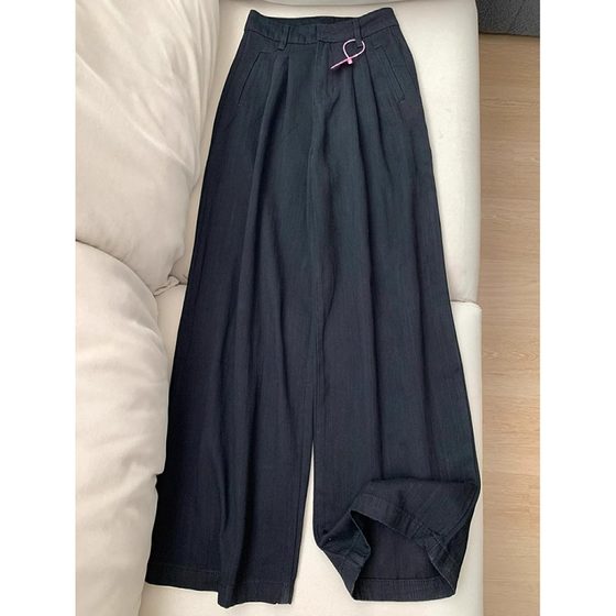 Large size women's loose pleated textured black jeans autumn and winter 2025 new slim drooping wide-leg pants
Large size women's loose pleated textured black jeans autumn and winter 2025 new slim drooping wide-leg pants