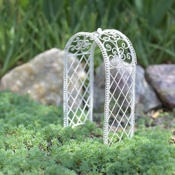 Foreign Trade Export to Europe and America, Iron Art Mini White Flower Lace Arch, Zakka Miscellaneous Goods, Micro Landscape Ornament Decoration Foreign Trade Export to Europe and America, Iron Art Mini White Flower Lace Arch, Zakka Miscellaneous Goods, Micro Landscape Ornament Decoration